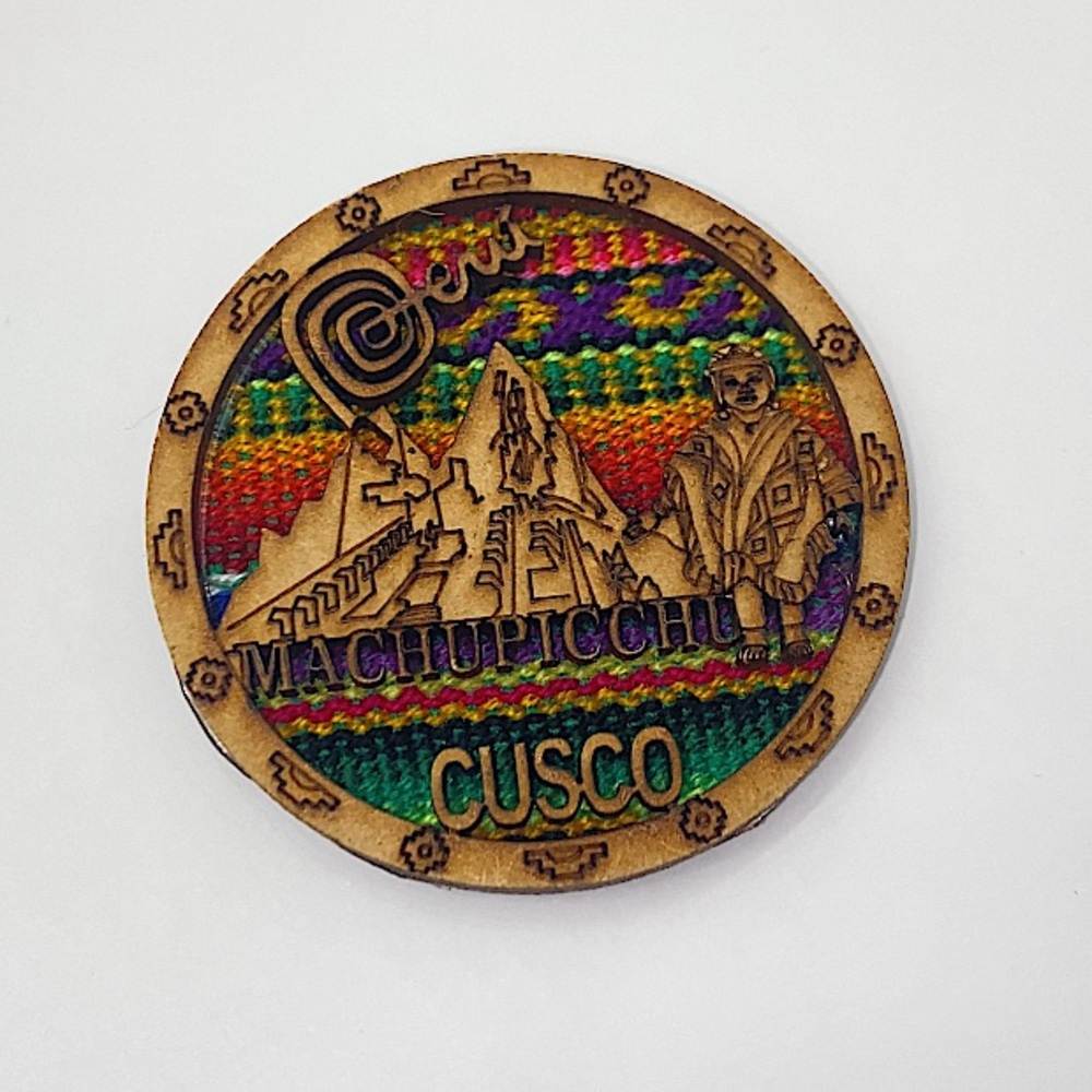 Colorful Machu Picchu Cusco Peru Souvenir Magnet